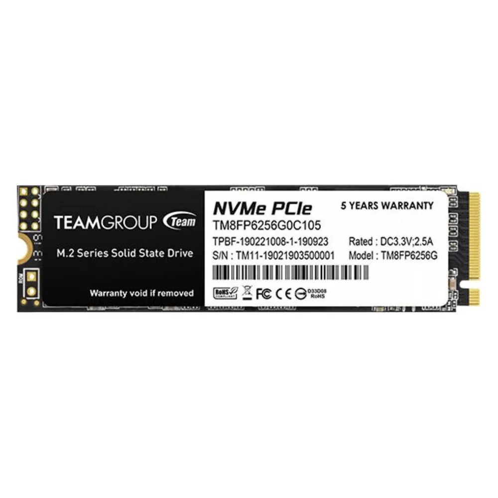 Team Group MP33 M.2 256 GB PCI Express 3.0 NVMe 3D NAND