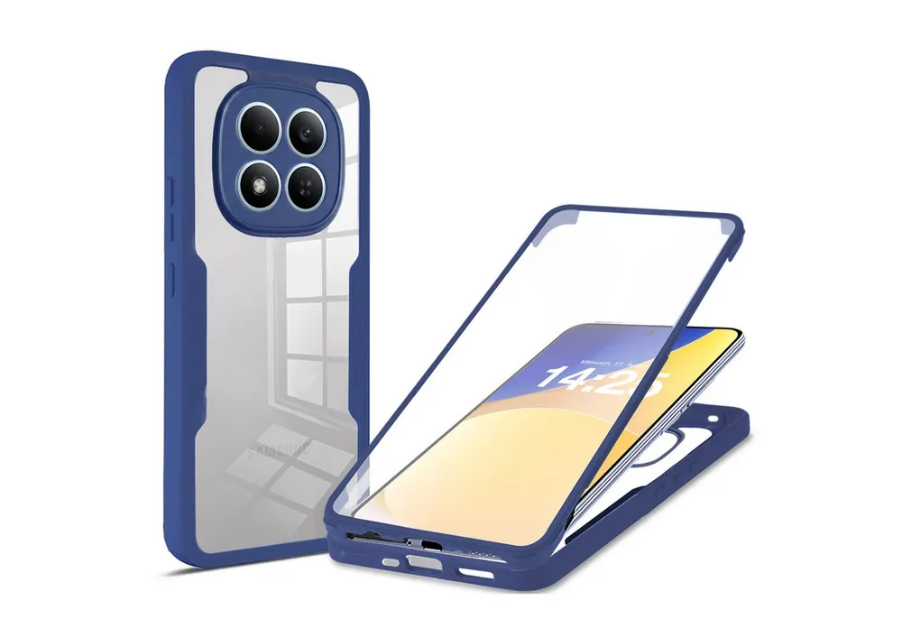 Tec-Expert Handyhülle 360 Grad Handy Hülle für Xiaomi Redmi Note 15 Pro 5G 6.83 Zoll, 6.83, Rundum Schutz Cover Case Bumper robust Vollschutz