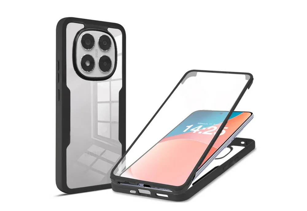 Tec-Expert Handyhülle 360 Grad Hülle für Xiaomi Redmi Note 14 Pro 5G / Pro+ 5G 6.67 Zoll, 6.67, Rundum Schutz Cover Case Hülle robust