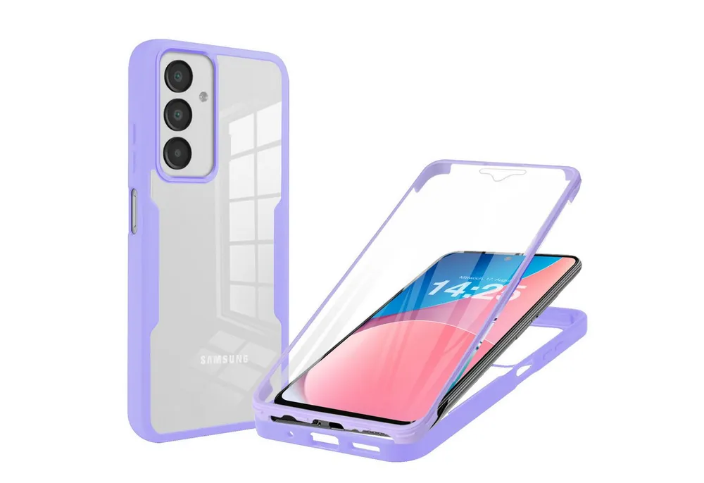 Tec-Expert Handyhülle 360 Grad Hülle für Samsung Galaxy A17 / A17 5G 6.7 Zoll, 6.7", Rundum Schutz Cover Case Hülle robust