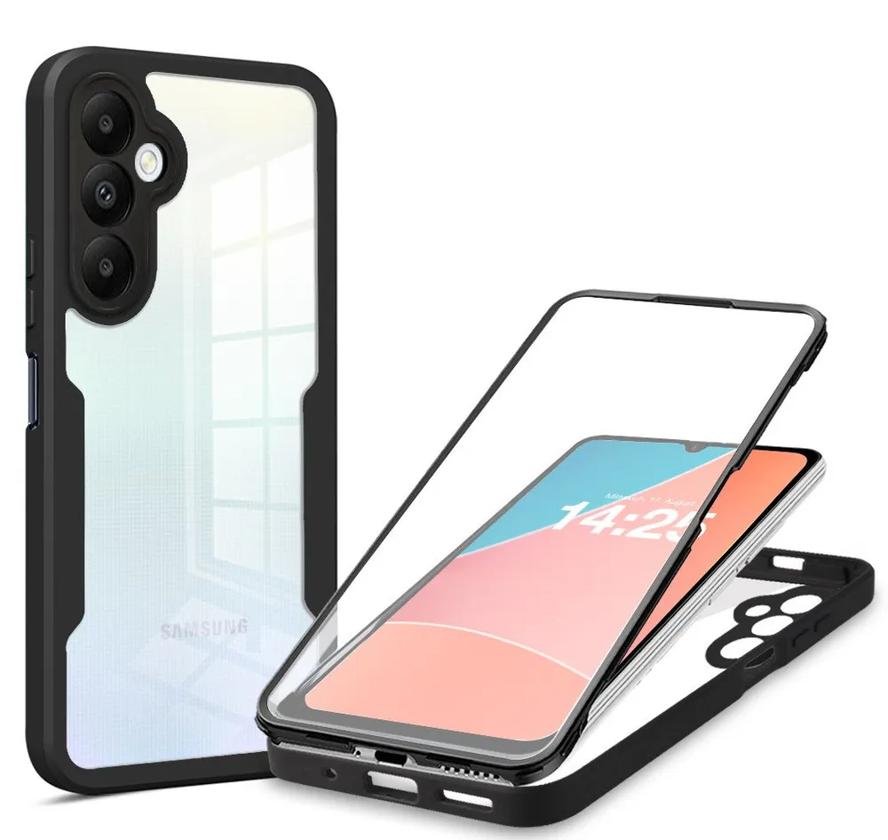 Tec-Expert Handyhülle 360 Grad Hülle für Samsung Galaxy A05s 6.7 Zoll, 6.7, Rundum Schutz Cover Case Hülle robust