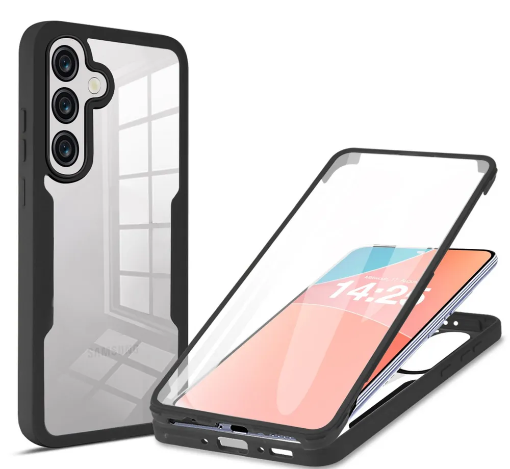 Tec-Expert Handyhülle 360 Grad Hülle für Samsung Galaxy A56 5G 6.7 Zoll, 6.7", Rundum Schutz Cover Case Hülle robust