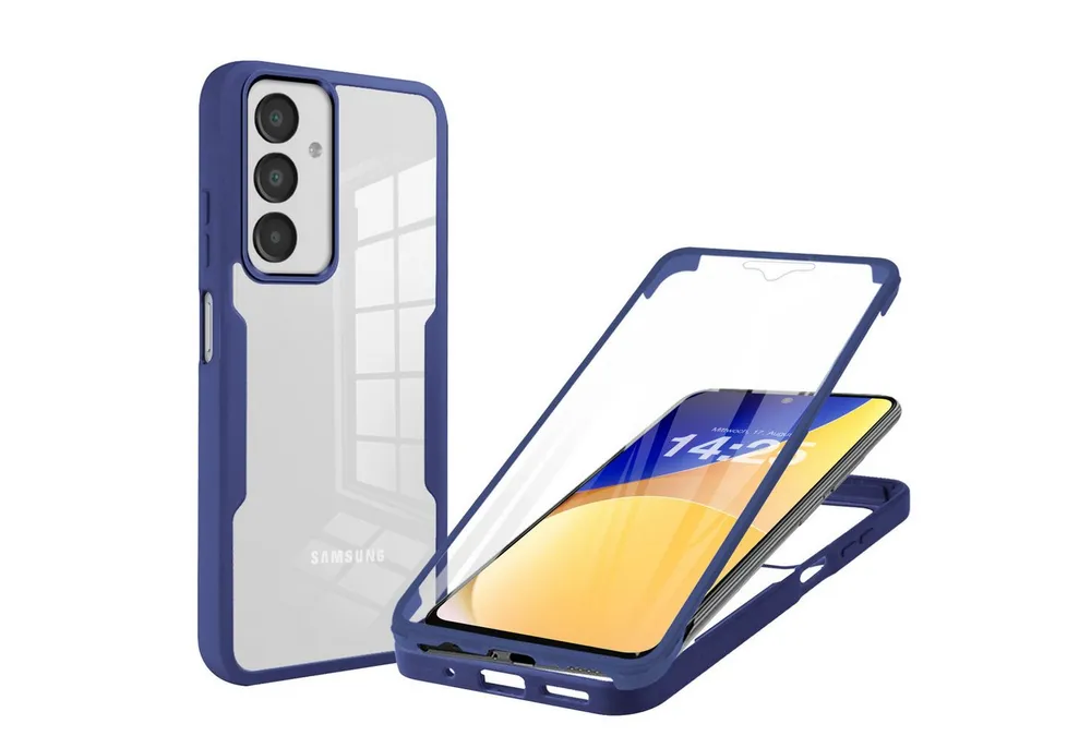 Tec-Expert Handyhülle 360 Grad Hülle für Samsung Galaxy A17 / A17 5G 6.7 Zoll, 6.7", Rundum Schutz Cover Case Hülle robust