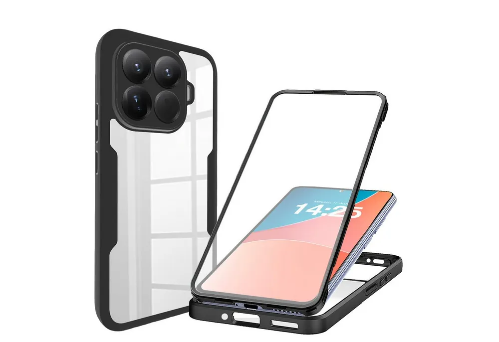 Tec-Expert Handyhülle 360 Grad Hülle für Xiaomi 15T Pro 6.83 Zoll, 6.83", Rundum Schutz Cover Case Hülle robust