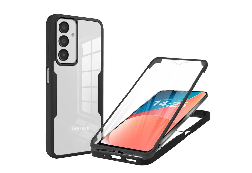 Tec-Expert Handyhülle 360 Grad Hülle für Samsung Galaxy A17 / A17 5G 6.7 Zoll, 6.7", Rundum Schutz Cover Case Hülle robust
