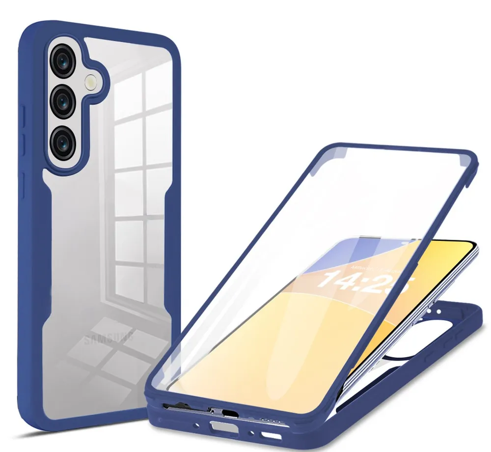 Tec-Expert Handyhülle 360 Grad Hülle für Samsung Galaxy A56 5G 6.7 Zoll, 6.7", Rundum Schutz Cover Case Hülle robust