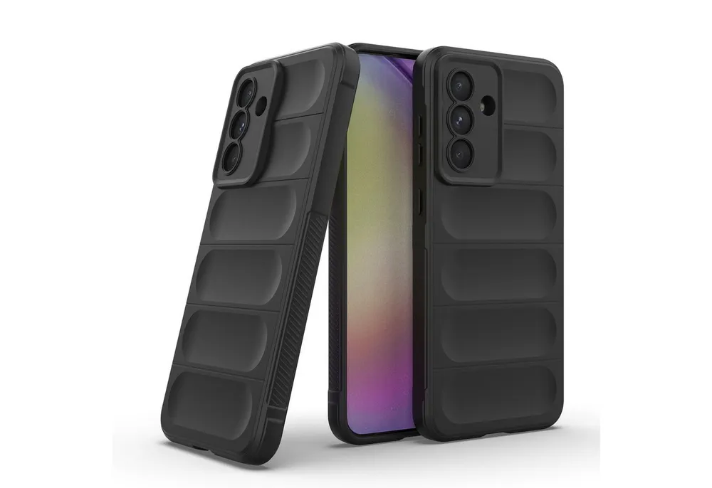 Tec-Expert Handyhülle Cover Hülle für Samsung Galaxy A56 5G 6.7 Zoll, 6.7, Case mit Griffzonen und Mikrofaser Inlay