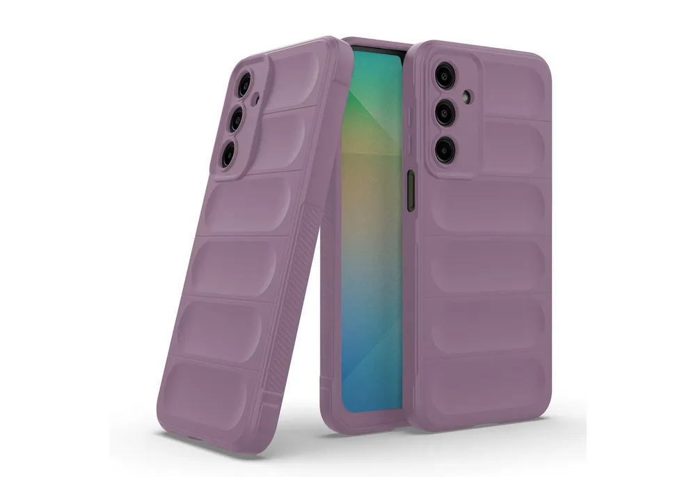Tec-Expert Handyhülle Cover Hülle für Samsung Galaxy A16 5G, Case mit Griffzonen und Mikrofaser Inlay