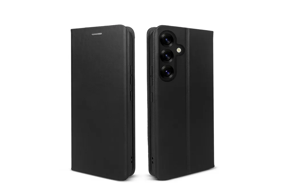 Tec-Expert Handyhülle Echtleder Hülle für Samsung Galaxy S25 6.17 Zoll, 6.17, Cover Klapphülle Case mit Kartenfach RFID Schutz aufstellbar
