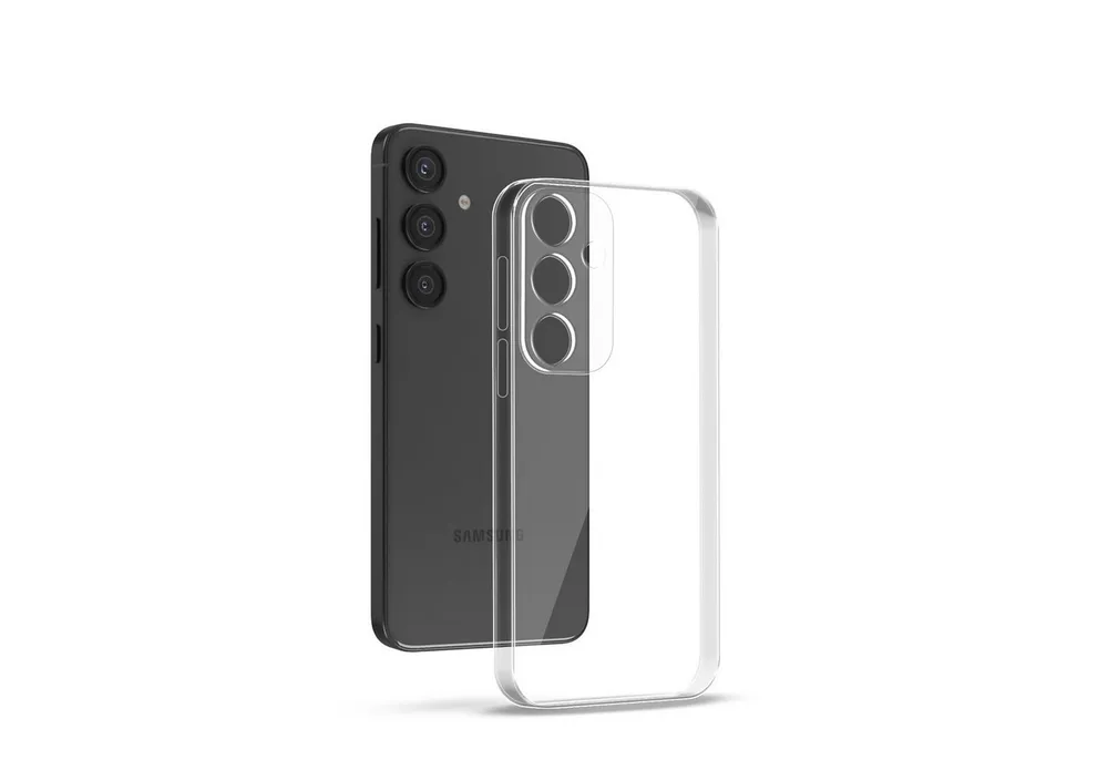 Tec-Expert Handyhülle Handy Hülle Cover für Samsung Galaxy S25 6.17 Zoll, 6.17", Slim Case Bumper Schutzhülle Transparent