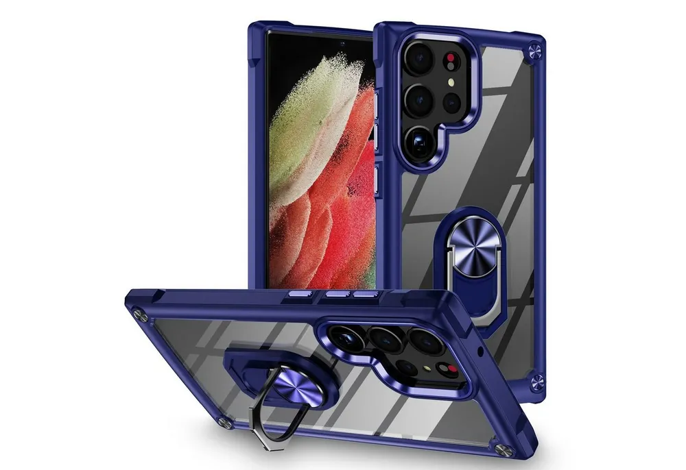Tec-Expert Handyhülle High Tech Handy Cover Hülle für Samsung Galaxy S22 Ultra 6.8 Zoll, 6.8", Premium Hülle aus verstärktem Polycarbonat