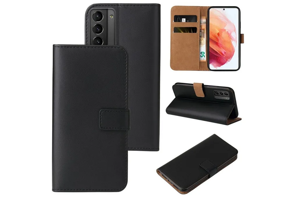Tec-Expert Handyhülle Klapp Hülle für Samsung Galaxy S21 FE 6.4 Zoll, 6.4, Flip Case für Samsung Galaxy S21 FE