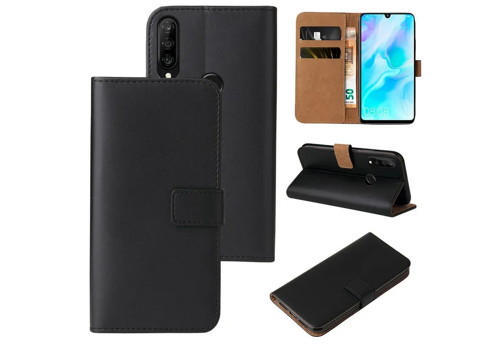 Tec-Expert Handyhülle Klapp Hülle für Huawei P30 Lite 6.15 Zoll, 6.15, Flip Case für Huawei P30 Lite