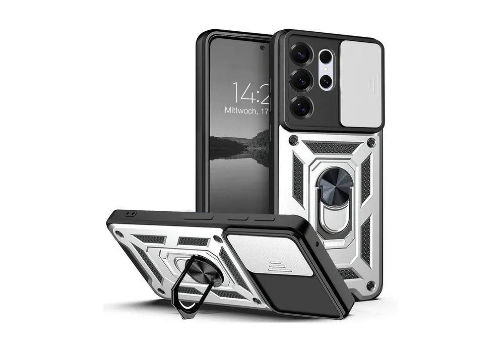 Tec-Expert Handyhülle Outdoor Cover Hülle für Samsung Galaxy S26 Ultra, Premium Hülle mit Kameraschutz aus verstärktem Polycarbonat