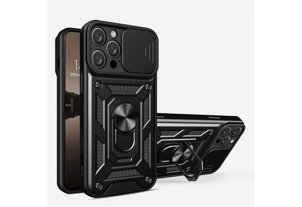 Tec-Expert Handyhülle Outdoor Cover Hülle für Apple iPhone 16 Pro Max 6.9 Zoll, 6.9", Premium Hülle mit Kameraschutz aus verstärktem Polycarbonat