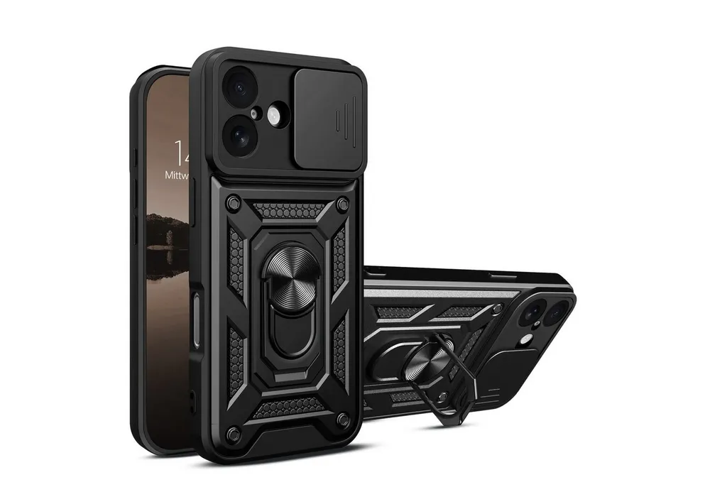 Tec-Expert Handyhülle Outdoor Cover Hülle für Apple iPhone 17, Premium Hülle mit Kameraschutz aus verstärktem Polycarbonat