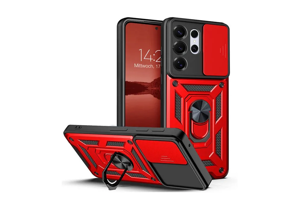 Tec-Expert Handyhülle Outdoor Cover Hülle für Samsung Galaxy S26 Ultra, Premium Hülle mit Kameraschutz aus verstärktem Polycarbonat