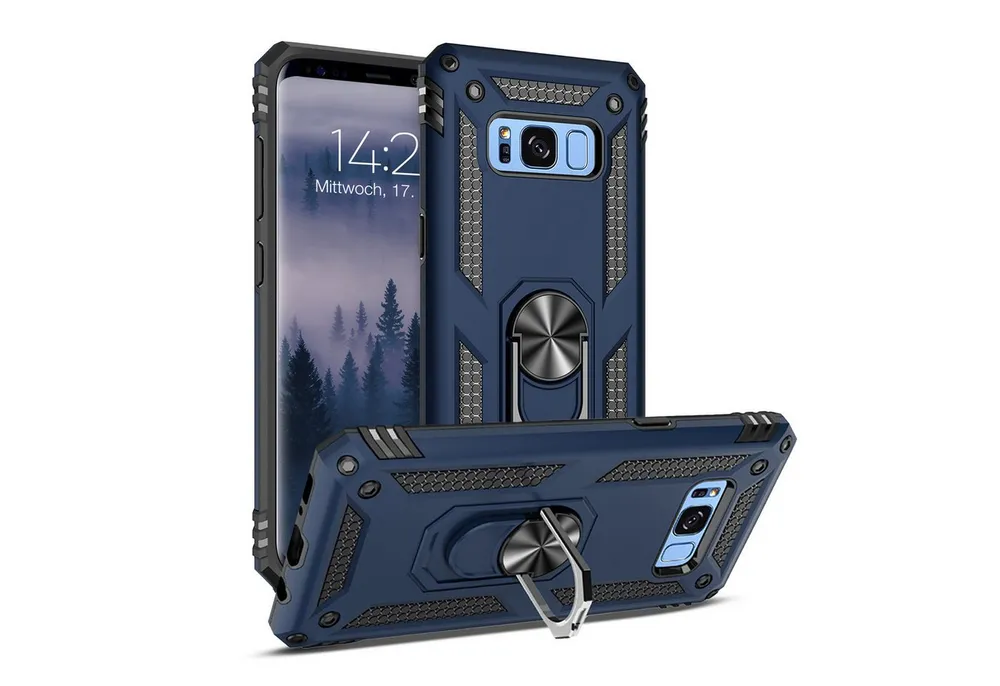 Tec-Expert Handyhülle Outdoor Cover Hülle für Samsung Galaxy S8 5.8 Zoll, 5.8, Premium Hülle aus verstärktem Polycarbonat