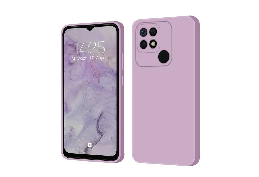 Tec-Expert Handyhülle SoftGrip Cover Hülle für Xiaomi Redmi 10C, Handy Case Bumper integrierter Kameraschutz flexibel