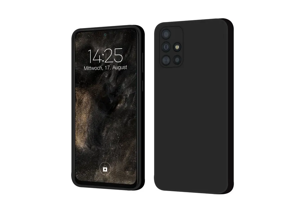 Tec-Expert Handyhülle SoftGrip Cover Hülle für Samsung Galaxy A51, Handy Case Bumper integrierter Kameraschutz flexibel