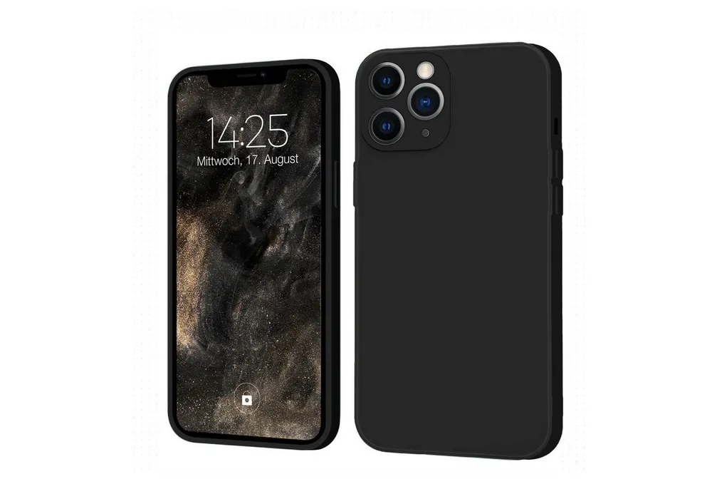 Tec-Expert Handyhülle SoftGrip Cover Hülle für Apple iPhone 11 Pro Max, Handy Case Bumper integrierter Kameraschutz flexibel