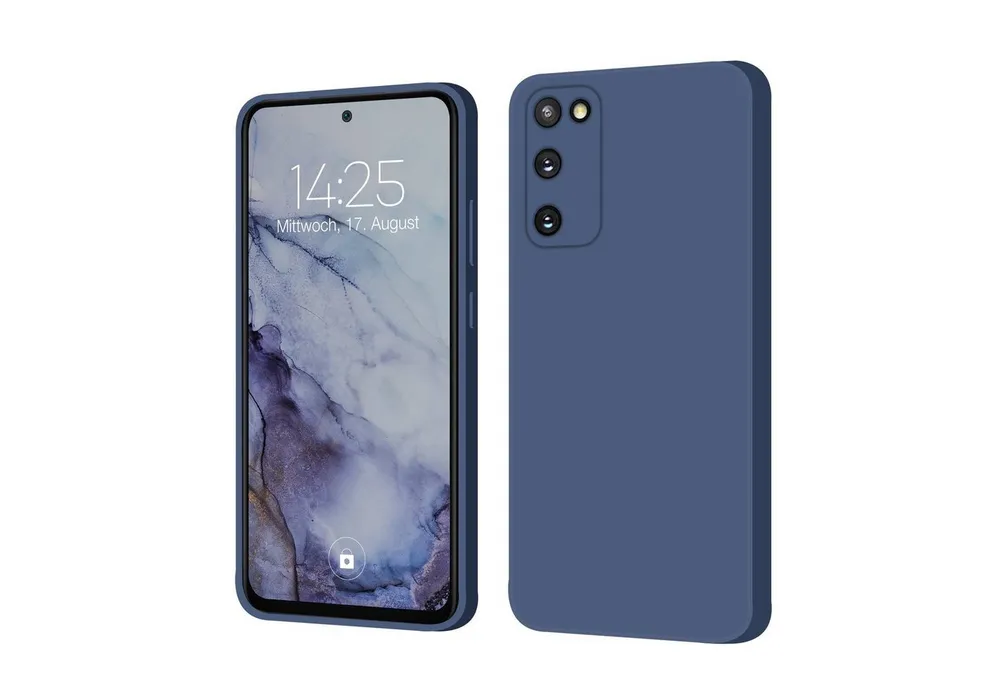 Tec-Expert Handyhülle SoftGrip Cover Hülle für Samsung Galaxy S20 FE, Handy Case Bumper integrierter Kameraschutz flexibel
