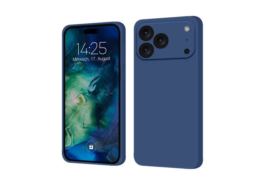 Tec-Expert Handyhülle SoftGrip Cover Hülle für Apple iPhone 17 Pro, Handy Case Bumper integrierter Kameraschutz flexibel