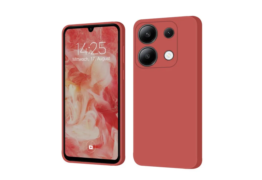 Tec-Expert Handyhülle SoftGrip Cover Hülle für Xiaomi Redmi Note 13, Handy Case Bumper integrierter Kameraschutz flexibel