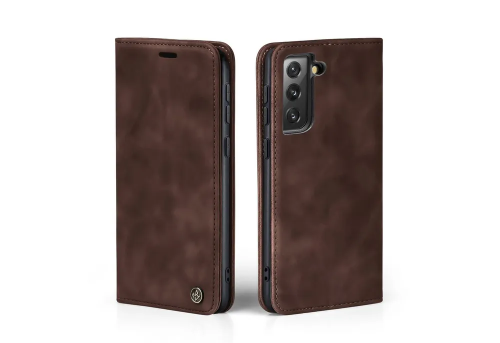 Tec-Expert Handyhülle Tasche Hülle für Samsung Galaxy S21 FE 4G/5G 6.4 Zoll, 6.4, Cover Klapphülle Case mit Kartenfach Fliphülle aufstellbar