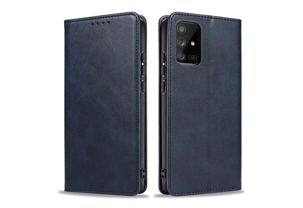 Tec-Expert Handyhülle Tasche Hülle für Samsung Galaxy A71 6.7 Zoll, 6.7", Cover Klapphülle Case mit Kartenfach Fliphülle aufstellbar