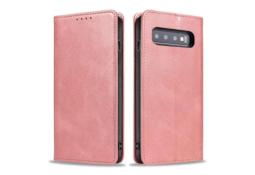 Tec-Expert Handyhülle Tasche Hülle für Samsung Galaxy S10 6.1 Zoll, 6.1", Cover Klapphülle Case mit Kartenfach Fliphülle aufstellbar