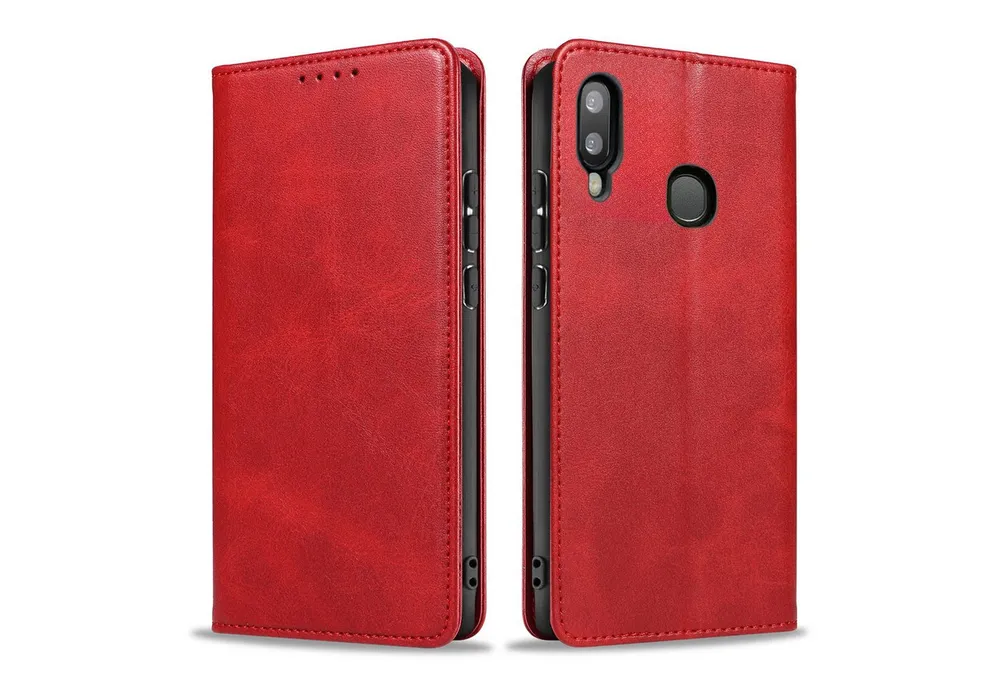 Tec-Expert Handyhülle Tasche Hülle für Samsung Galaxy A20e 5.8 Zoll, 5.8", Cover Klapphülle Case mit Kartenfach Fliphülle aufstellbar