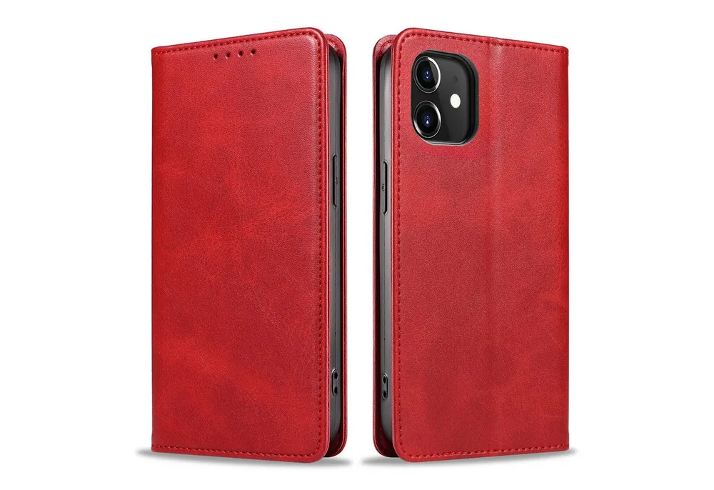 Tec-Expert Handyhülle Tasche Hülle für Apple iPhone 11 6.1 Zoll, 6.1", Cover Klapphülle Case mit Kartenfach Fliphülle aufstellbar
