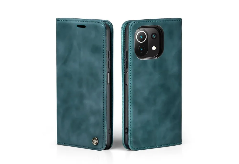 Tec-Expert Handyhülle Tasche Hülle für Xiaomi Mi 11 Lite 4G/5G 6.55 Zoll, 6.55, Cover Klapphülle Case mit Kartenfach Fliphülle aufstellbar