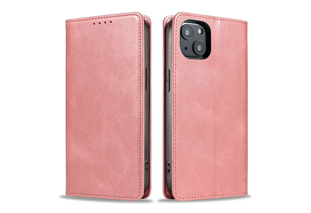 Tec-Expert Handyhülle Tasche Hülle für Apple iPhone 13 6.1 Zoll, 6.1", Cover Klapphülle Case mit Kartenfach Fliphülle aufstellbar