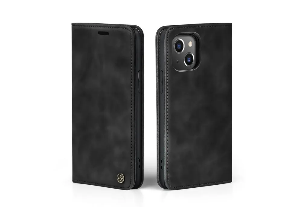 Tec-Expert Handyhülle Tasche Hülle für Apple iPhone 14 6.1 Zoll, 6.1, Cover Klapphülle Case mit Kartenfach Fliphülle aufstellbar