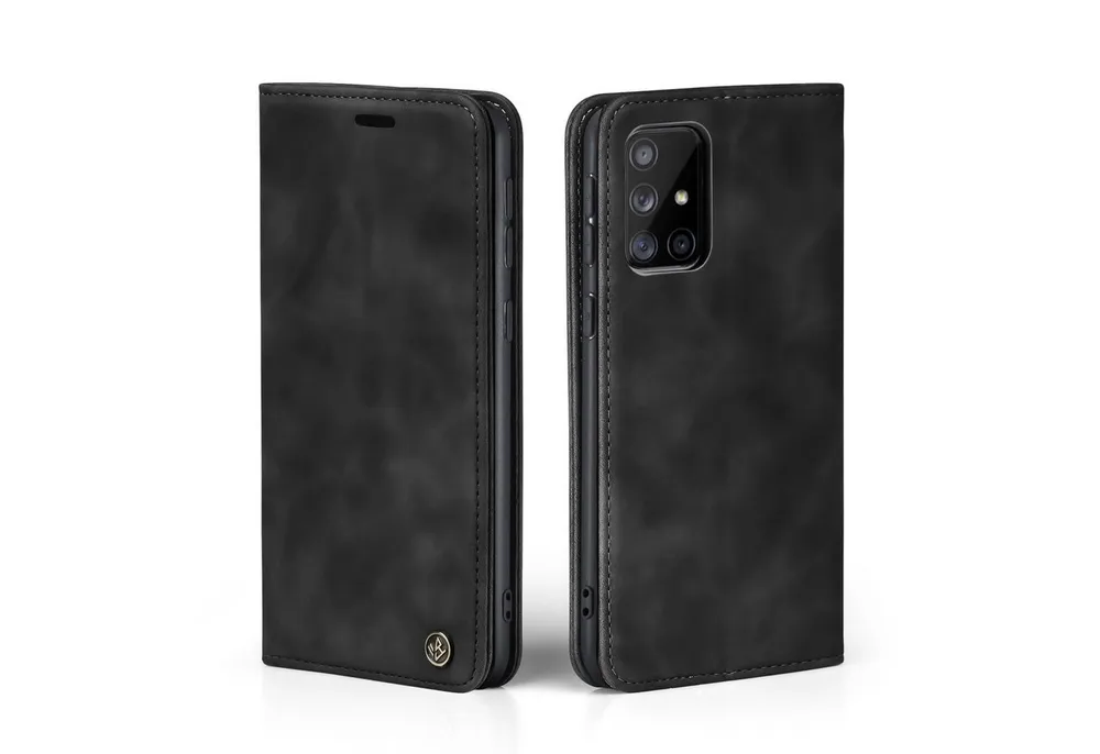 Tec-Expert Handyhülle Tasche Hülle für Samsung Galaxy A51 6.5 Zoll, 6.5, Cover Klapphülle Case mit Kartenfach Fliphülle aufstellbar