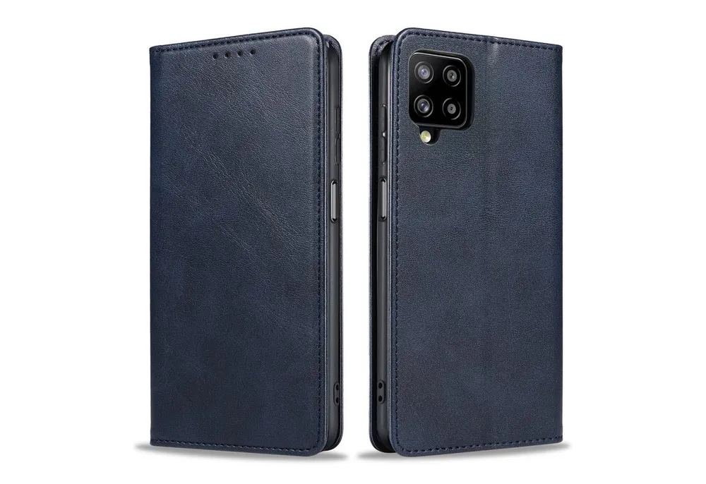 Tec-Expert Handyhülle Tasche Hülle für Samsung Galaxy A12 6.5 Zoll, 6.5", Cover Klapphülle Case mit Kartenfach Fliphülle aufstellbar