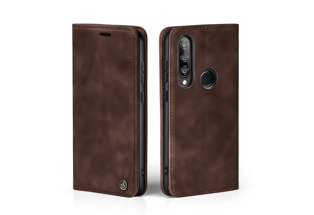 Tec-Expert Handyhülle Tasche Hülle für Huawei P30 Lite 6.15 Zoll, 6.15, Cover Klapphülle Case mit Kartenfach Fliphülle aufstellbar