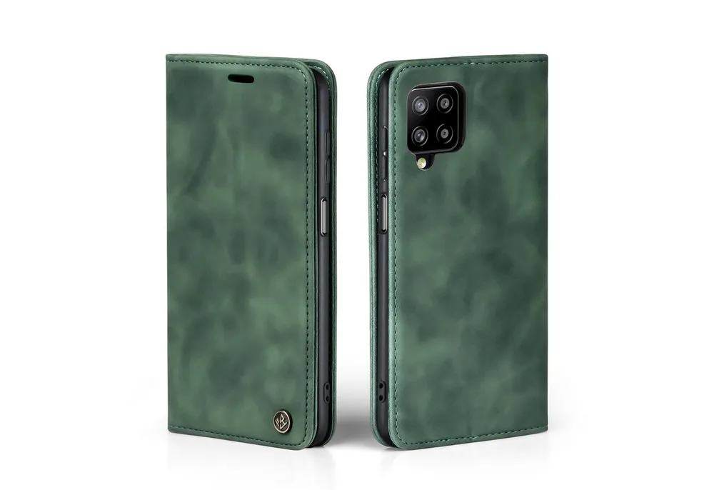 Tec-Expert Handyhülle Tasche Hülle für Samsung Galaxy A12 6.5 Zoll, 6.5, Cover Klapphülle Case mit Kartenfach Fliphülle aufstellbar