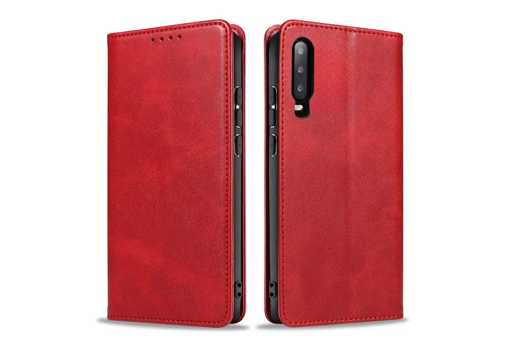 Tec-Expert Handyhülle Tasche Hülle für Huawei P30 6.1 Zoll, 6.1 ", Cover Klapphülle Case mit Kartenfach Fliphülle aufstellbar