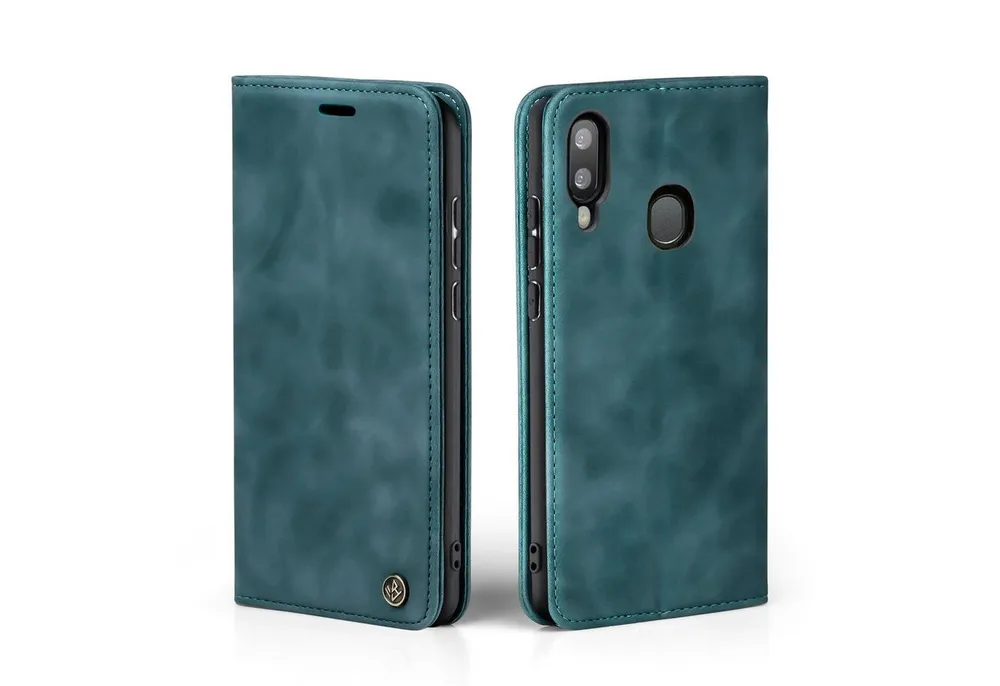 Tec-Expert Handyhülle Tasche Hülle für Samsung Galaxy A20e 5.8 Zoll, 5.8, Cover Klapphülle Case mit Kartenfach Fliphülle aufstellbar