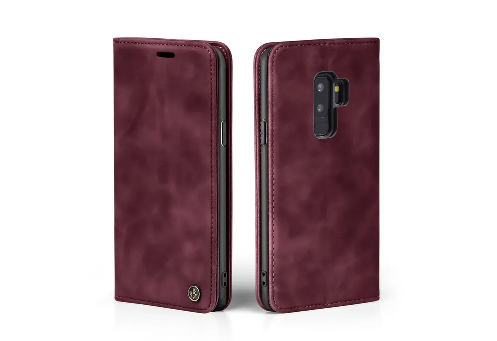 Tec-Expert Handyhülle Tasche Hülle für Samsung Galaxy S9+ 6.2 Zoll, 6.2, Cover Klapphülle Case mit Kartenfach Fliphülle aufstellbar