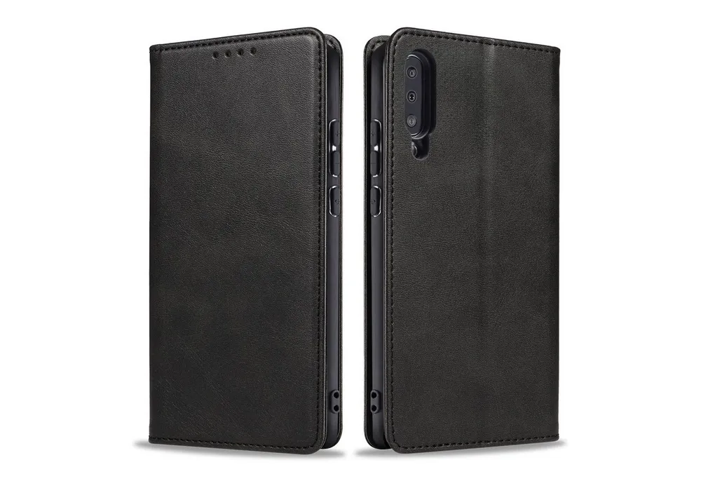Tec-Expert Handyhülle Tasche Hülle für Samsung Galaxy A50 6.4 Zoll, 6.4", Cover Klapphülle Case mit Kartenfach Fliphülle aufstellbar