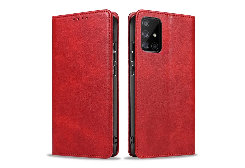 Tec-Expert Handyhülle Tasche Hülle für Samsung Galaxy A51 6.5 Zoll, 6.5", Cover Klapphülle Case mit Kartenfach Fliphülle aufstellbar