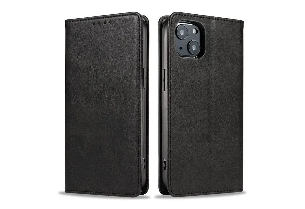 Tec-Expert Handyhülle Tasche Hülle für Apple iPhone 13 6.1 Zoll, 6.1", Cover Klapphülle Case mit Kartenfach Fliphülle aufstellbar