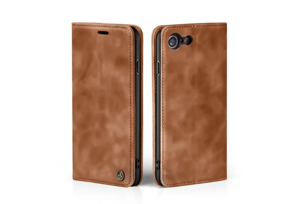 Tec-Expert Handyhülle Tasche Hülle für Apple iPhone 7 / 8 / SE 4.7 Zoll, 4.7, Cover Klapphülle Case mit Kartenfach Fliphülle aufstellbar