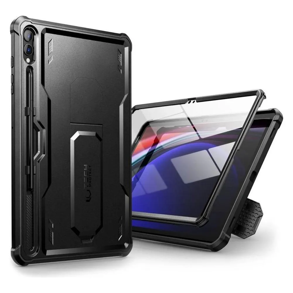 Tech Kevlar Pro case for Samsung Galaxy Tab S9+ 12.4" X810 / X816B - black