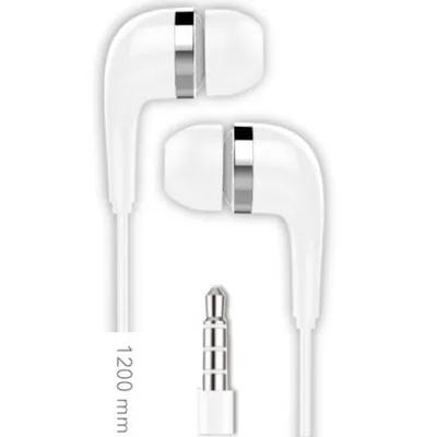 Tech One TEC2905 In-Ear-Kopfhörer mit Mikrofon, 3,5-mm-Klinkenstecker, weiß