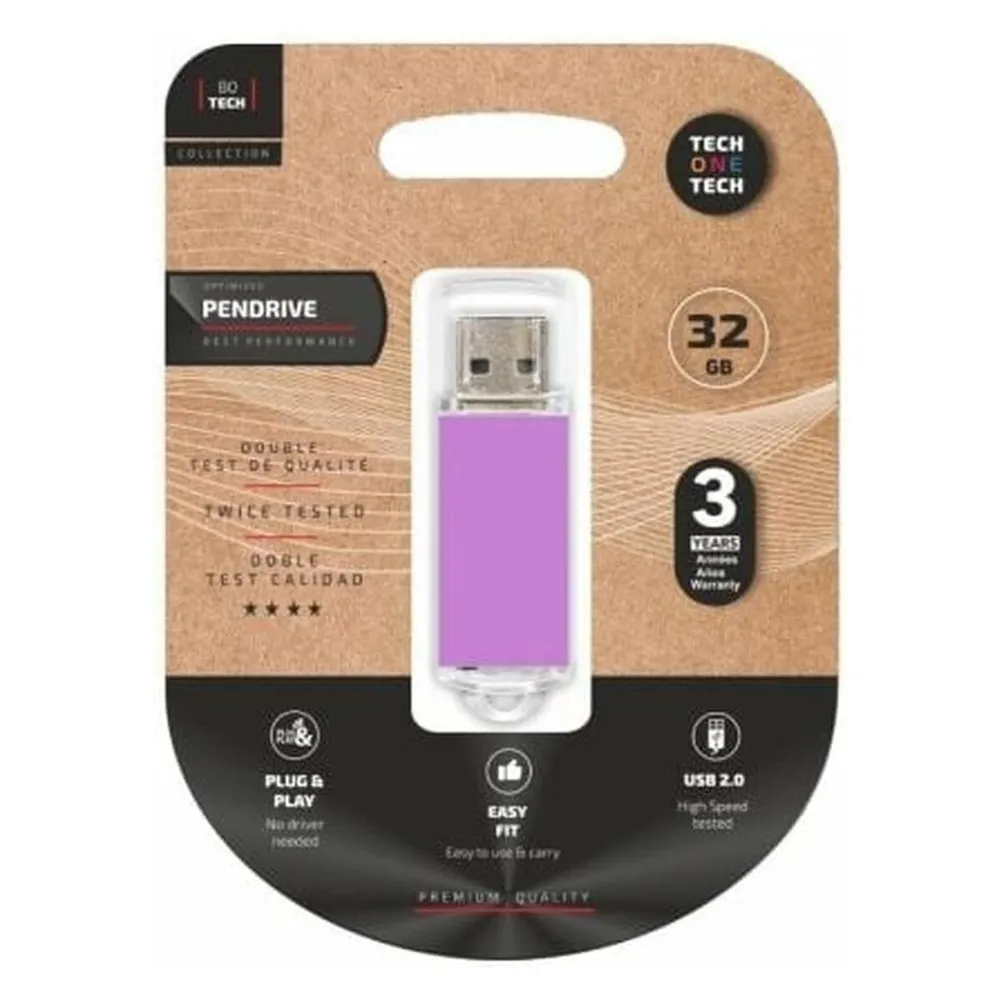 USB Stick Tech One Tech TEC3009-32 32GB Mehrfarbig Kompakt